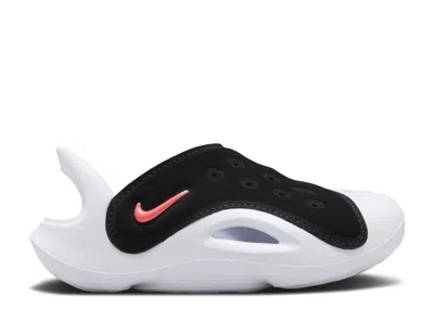 Nike Babies'   Aqua Swoosh Sandal Td 'black Hyper Orange' In Multi