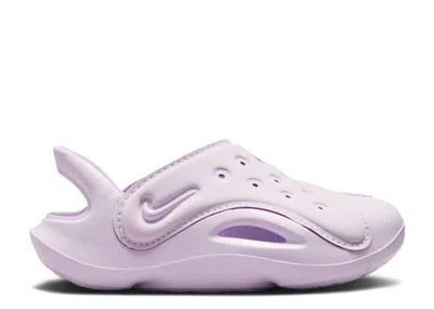 Nike Babies'   Aqua Swoosh Sandal Td 'doll' In Purple