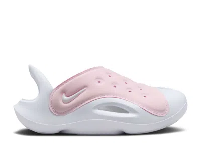 Nike Babies'   Aqua Swoosh Sandal Td 'pink Foam' In Multi
