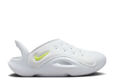 Nike Babies'   Aqua Swoosh Sandal Td 'white Volt' In Multi