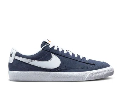 Nike Blazer Low '77 Suede Gs 'midnight Navy' In Blue