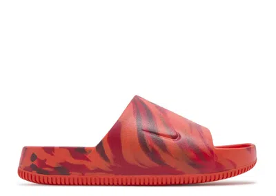 Nike Calm Se Slide 'picante Red Marbled'