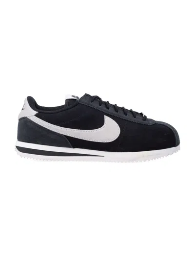 Nike Cortez Prm Suede Sneakers In Black
