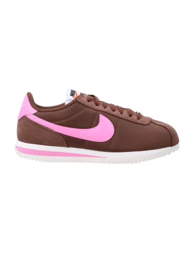 Nike Cortez Woman With Suede Inserts Sneakers In Multi