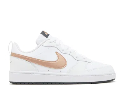 Nike Court Borough Low 2 Gs 'white Metallic Red Bronze'