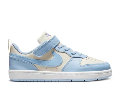 Nike Court Borough Low Recraft (infant/toddler) Kid's Shoes Soft Pearl/celestine Blue/hydrangeas : 9 Todd
