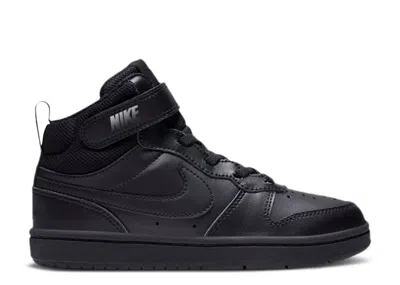 Nike Court Borough Mid 2 Psv 'triple Balck' In Black