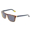 Nike Eclipse Rise Rectangular Frame Sunglasses In Blue
