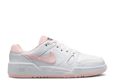 Nike Full Force Low Gs 'echo Pink' In White