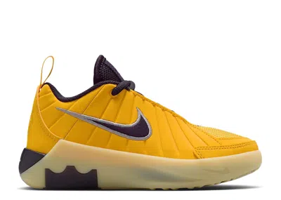 Nike Kids' Lebron Witness 9 Lace-up Sneakers In Yellow