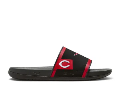 Nike Mlb X Offcourt Slide 'cincinnati Reds 2024' In Black