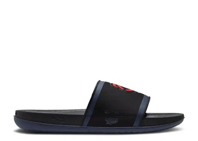 Nike Mlb X Offcourt Slide 'minnesota Twins' In Black