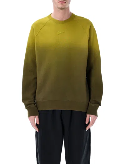 Nike Nocta Gradient Crewneck Sweatshirt In Yellow
