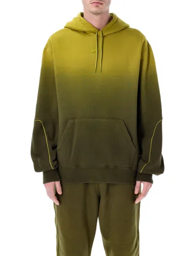 Nike Nocta Washed Fleece Hoodie In Green