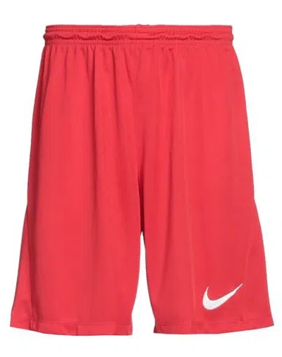 Nike Pantaloncino Dri-fit Park Iii Man Shorts & Bermuda Shorts Red Size Xl Polyester