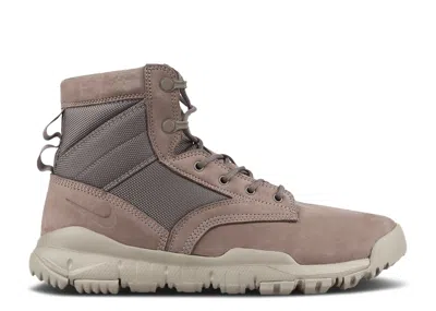Nike Sfb Field 6 Inch Leather Boot 'dark Mushroom' In Brown