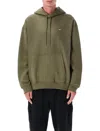 Nike Solo Swoosh Fleece Hoodie In Green