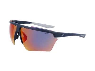 Pre-owned Nike Windshield Pro Sunglasses Matte Obsidian Lenses Retail $169+ In Gray