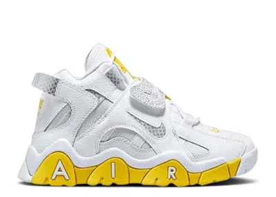 Nike Wmns Air Barrage Mid 'chrome Yellow' In White