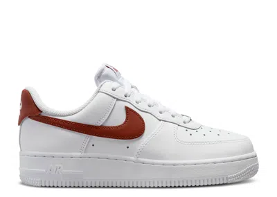 Nike Wmns Air Force 1 '07 Easyon 'rugged Orange' In White