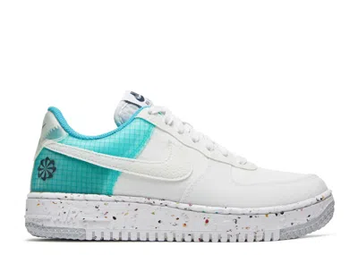 Nike Wmns Air Force 1 Crater 'move To Zero - White Dynamic Turquoise'
