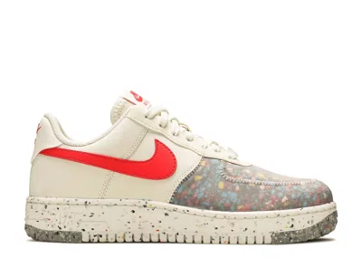 Nike Wmns Air Force 1 Crater 'siren Red' In White