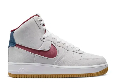Nike Wmns Air Force 1 High Sculpt 'grey Suede' In Gray
