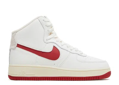 Nike Wmns Air Force 1 High Sculpt 'white Gym Red'