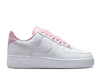 Nike Wmns Air Force 1 Low 'pink Velvet Laces' In White