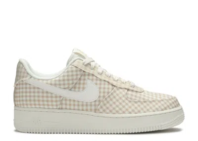 Nike Wmns Air Force 1 Low Qs 'gingham Pack - Beige' In Brown