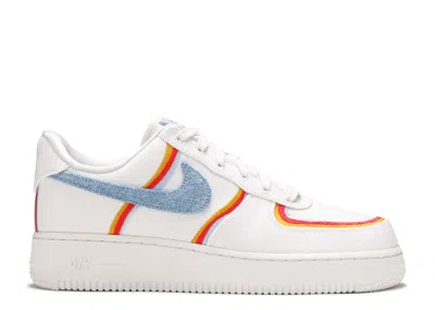 Nike Wmns Air Force 1 Low 'sail Denim Swoosh' In White