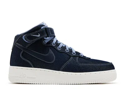 Nike Wmns Air Force 1 Mid 'denim' In Blue