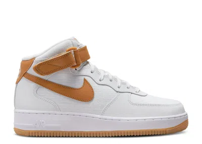 Nike Wmns Air Force 1 Mid 'desert Ochre' In White