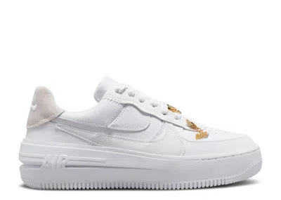 Nike Wmns Air Force 1 Plt.af.orm 'bling' In White