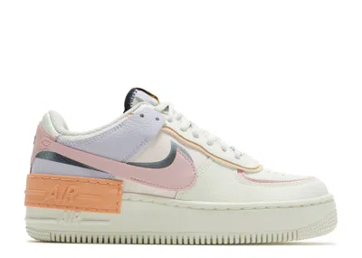 Nike Wmns Air Force 1 Shadow 'orange Chalk Pink Glaze' In White