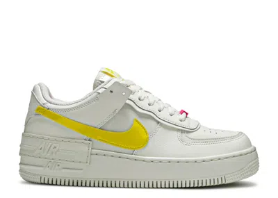 Nike Wmns Air Force 1 Shadow 'sail Opti Yellow' In White
