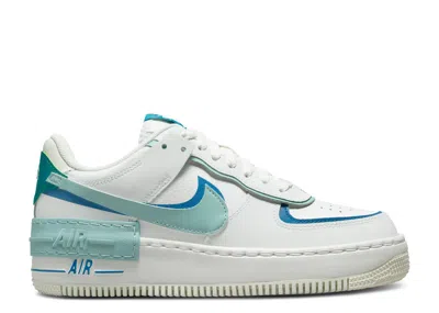 Nike Wmns Air Force 1 Shadow 'white Industrial Blue Teal'