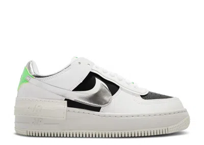 Nike Wmns Air Force 1 Shadow 'white Metallic Silver'