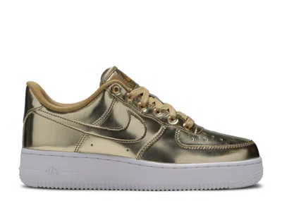 Nike Wmns Air Force 1 Sp 'liquid Metal - Gold'