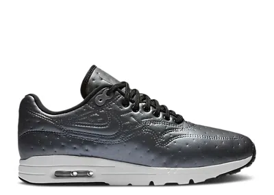 Nike Wmns Air Max 1 Ultra Premium Jacquard 'metallic Hematite' In Black