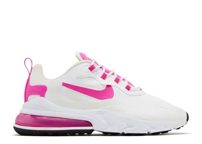 Nike Wmns Air Max 270 React 'fire Pink' In White