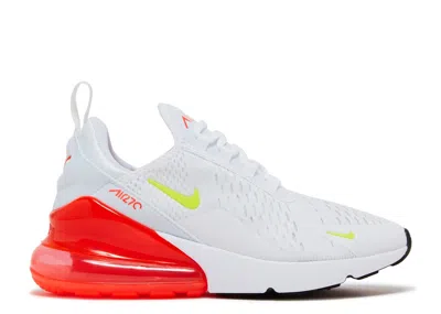 Nike Wmns Air Max 270 'white Bright Crimson Volt'