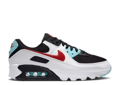 Nike Wmns Air Max 90 'bleached Aqua Red' In White