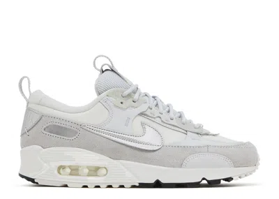 Nike Wmns Air Max 90 Futura 'pure Platinum Metallic Silver' In White
