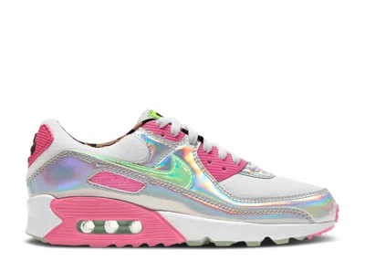 Nike Wmns Air Max 90 Lx 'laser Fuchsia' In White