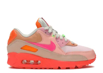 Nike Wmns Air Max 90 'platinum Crimson' In Pink
