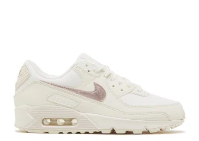 Nike Wmns Air Max 90 'sail Pink Oxford' In White