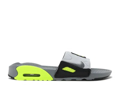 Nike Wmns Air Max 90 Slide 'volt' In Gray
