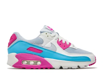 Nike Wmns Air Max 90 'vivid Pink' In White