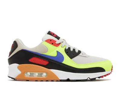 Nike Wmns Air Max 90 'volt Light Bone Ultramarine' In Gray